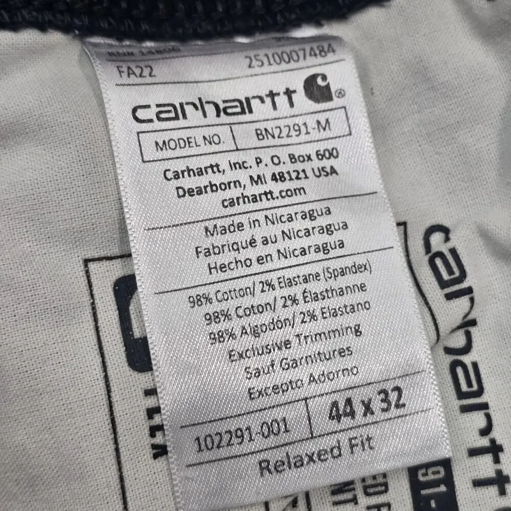 Carhartt Rugged Flex Rigby Dungarees Work Pants Mens 43X32 Fit 44x32 Tag